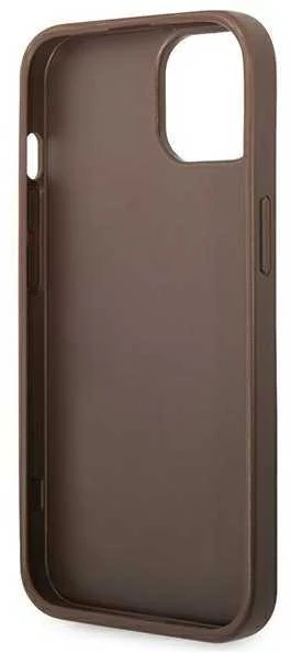 Dėklas GUESS GUHCP14X4X4GBBB IPHONE 14 PRO MAX 6.7 "BRONZE/BROWN HARDCASE 4G BIG METAL LOGO