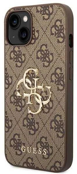 Dėklas GUESS GUHCP14X4X4GBBB IPHONE 14 PRO MAX 6.7 "BRONZE/BROWN HARDCASE 4G BIG METAL LOGO