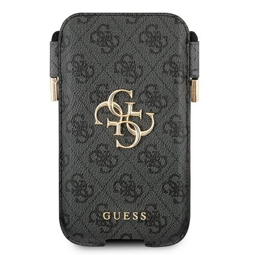 Guess krepšys telefonui GUHCP12L4GPSGR 6,7″ pilkos spalvos 4G Metal Logo