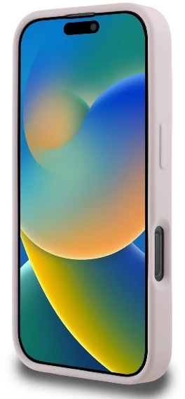 Karl Lagerfeld KLHCP16LPQDSMGP iPhone 16 Pro 6.3″ rožinės spalvos kietas dėklas Quilted Signature