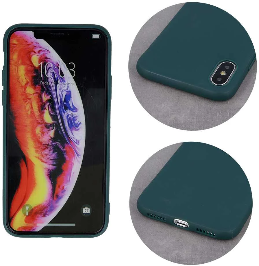 TFO Telforceone Matt TPU dėklas Xiaomi 14T Pro miško žalias