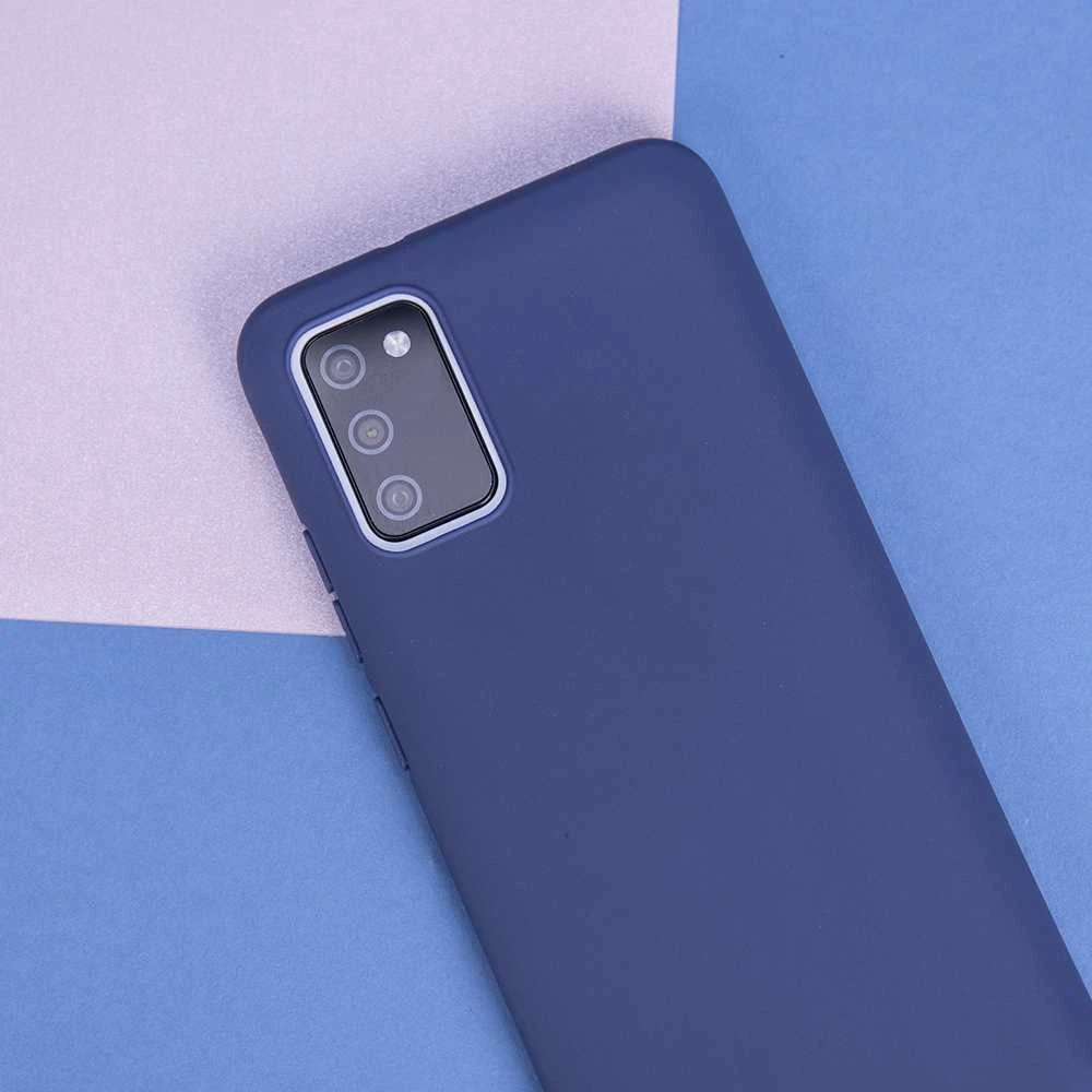 TFO Telforceone Matt TPU dėklas, skirtas Xiaomi Redmi 14C 4G / 14C 5G / Redmi A4 / POCO C75 tamsiai mėlynas