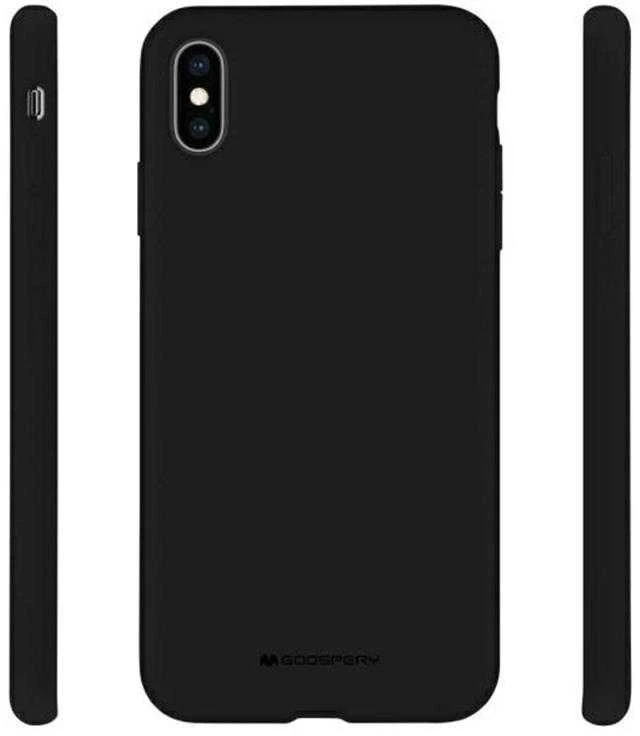 Dėklas Mercury Silikoninis dėklas Apple iPhone 12/12 Pro juodas