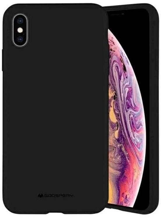 Dėklas Mercury Silikoninis dėklas Apple iPhone 12/12 Pro juodas