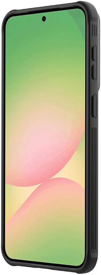 Nillkin CamShield PRO Magnetic Hard dėklas skirtas Samsung Galaxy A57 skaidrus juodos spalvos