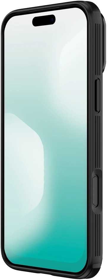 Nillkin CamShield Prop Magnetic dėklas skirtas iPhone 17 Pro Max juodos spalvos