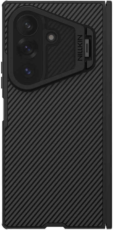 Nillkin CamShield Prop Magnetic (skaidrus Lens) dėklas skirtas Samsung Galaxy Z Fold 8 Ultra juodos spalvos