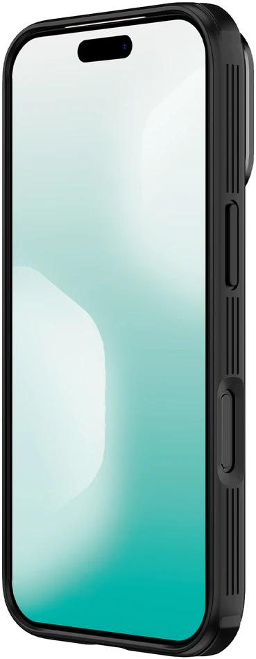 Nillkin CamShield Prop Magnetic dėklas skirtas iPhone 17 Pro juodos spalvos