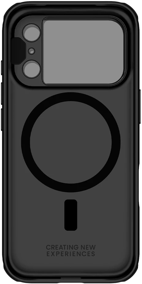 Nillkin CamShield Prop Magnetic dėklas skirtas iPhone 17 Pro juodos spalvos
