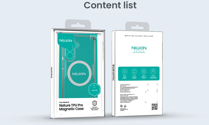 Nillkin Nature TPU PRO Magnetic dėklas skirtas Samsung Galaxy S26 skaidrus