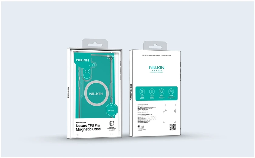 Nillkin Nature TPU PRO Magnetic dėklas skirtas Samsung Galaxy S26+ skaidrus