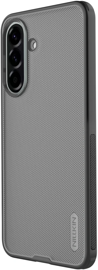 Nillkin Super Frosted PRO Back dėklas skirtas Samsung Galaxy A57 skaidrus juodos spalvos