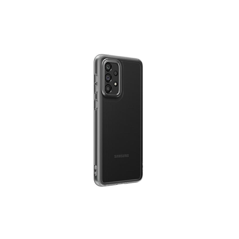 Dėklas QA336TBE Soft Clear Cover for Samsung Galaxy A33 (5G) Juodas (Juodas)