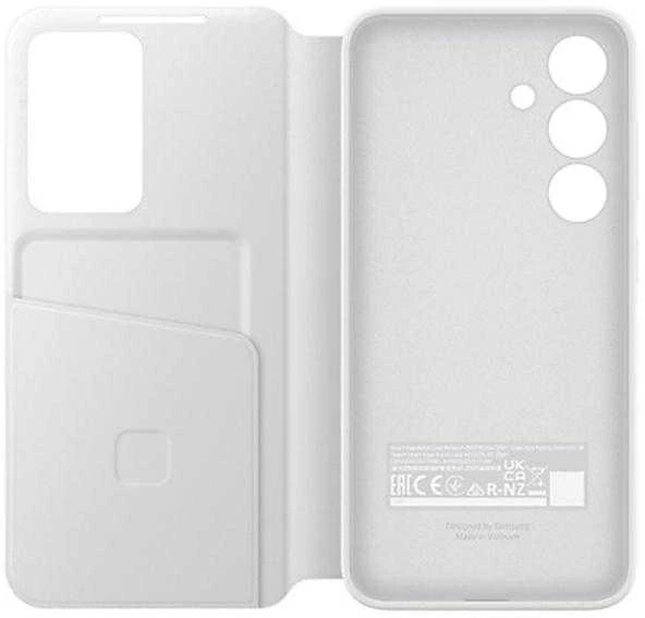 Samsung Galaxy S24+ Smart View piniginės dėklas Baltas