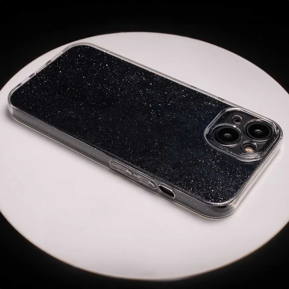 TFO Telforceone Skaidrus blizgus dėklas, skirtas „Xiaomi Redmi 14C 4G/ 14C 5G“ / „Redmi A4“ / „POCO C75“.