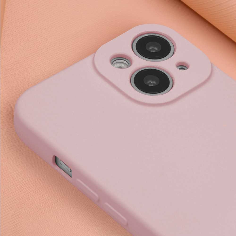 iLike Nemo Apple iPhone 16 Pro Max Silikoninis light dėklas telefonui rožinės spalvos