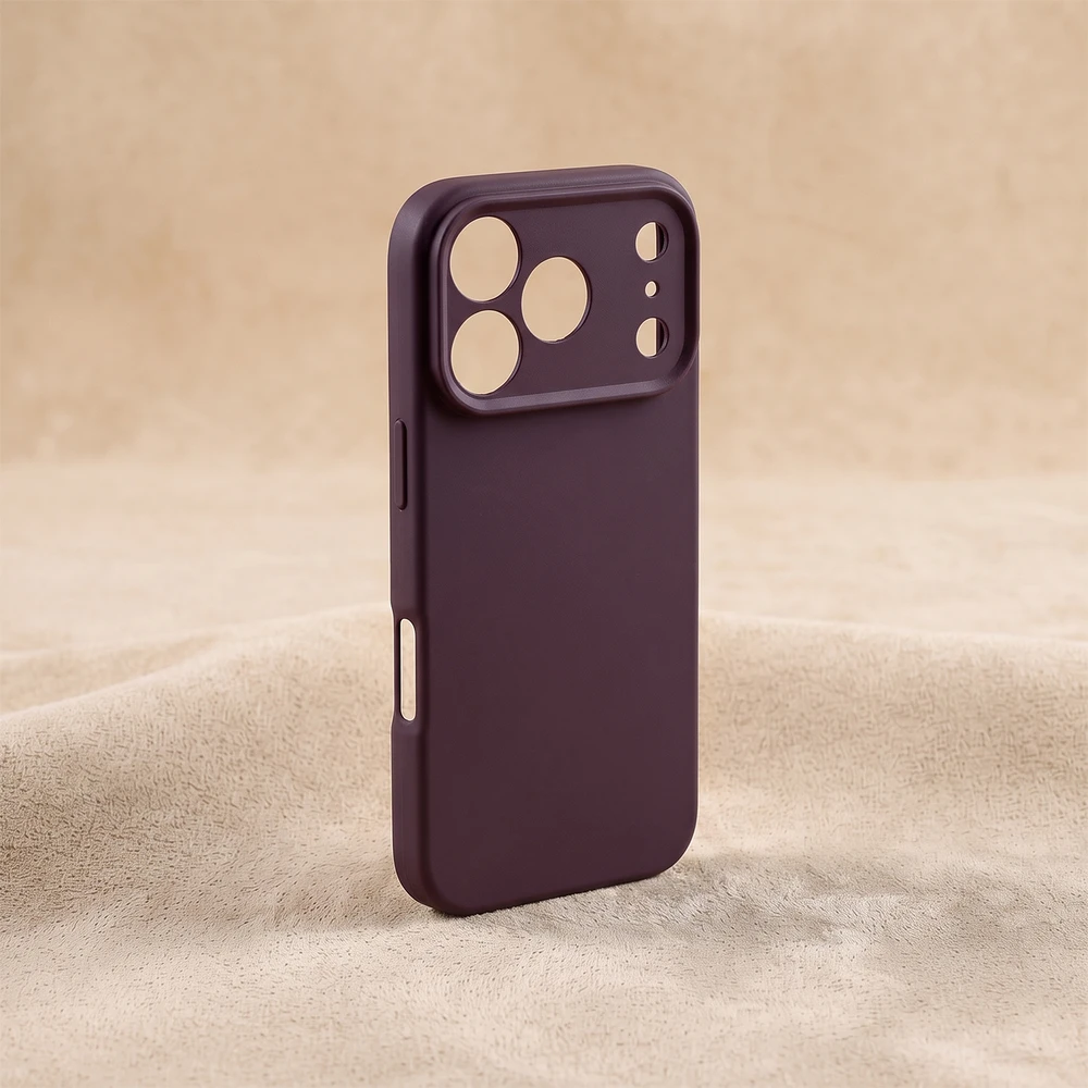 Dėklas Silicon case for Samsung Galaxy A17 4G / A17 5G / A18 5G dark cherry