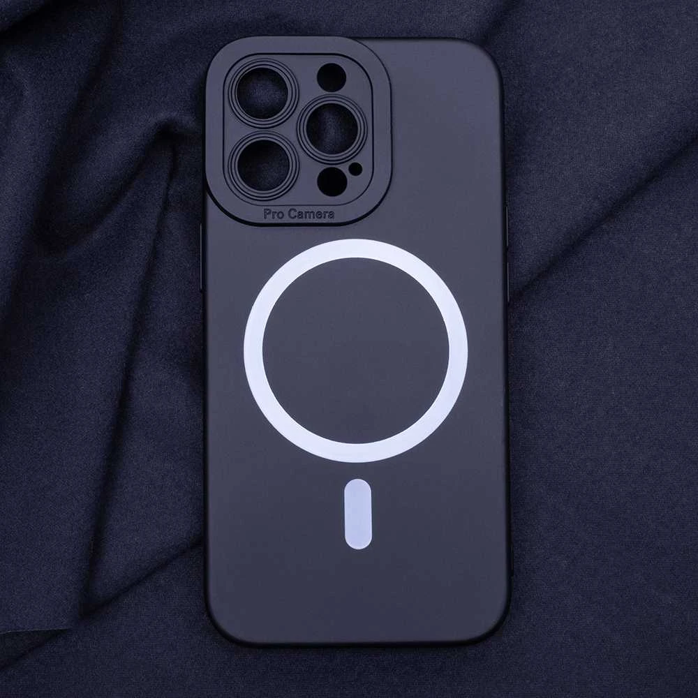 Telforceone Silikoninis magnetinis dėklas, skirtas iPhone 16 Plus 6,7 juodos spalvos