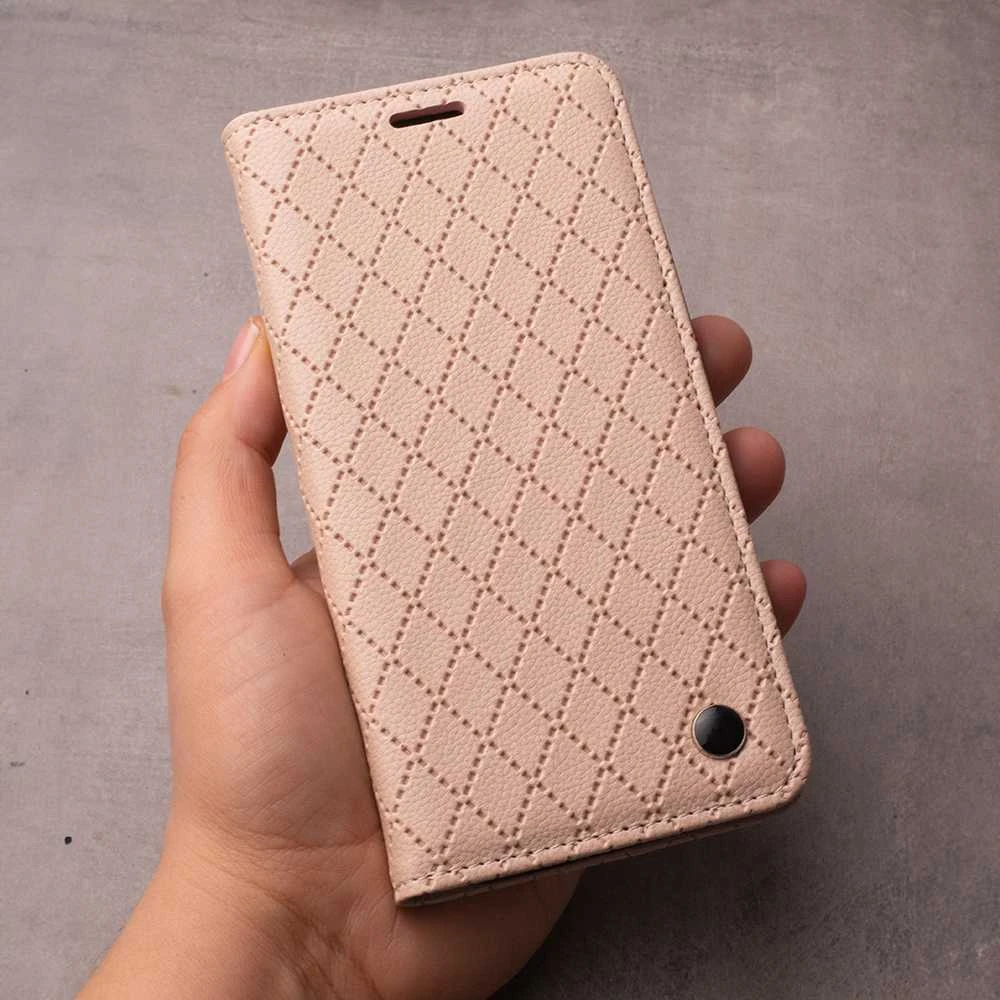 TFO „Smart Caro“ dėklas, skirtas Xiaomi Redmi 14C 4G / 14C 5G / Redmi A4 / POCO C75, smėlio spalvos