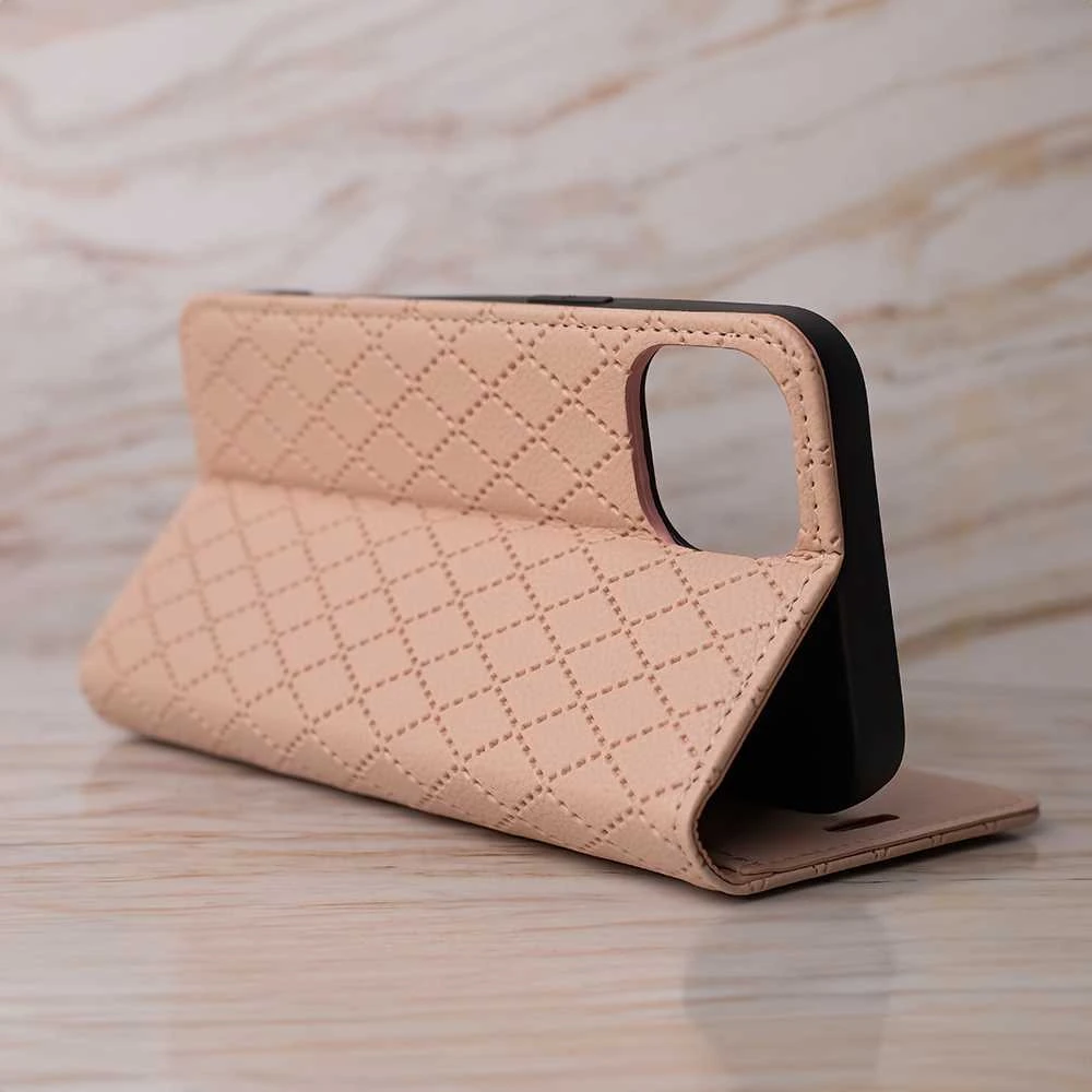 TFO „Smart Caro“ dėklas, skirtas Xiaomi Redmi 14C 4G / 14C 5G / Redmi A4 / POCO C75, smėlio spalvos