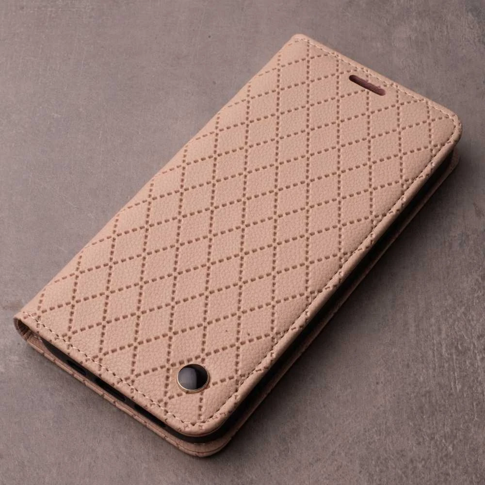 TFO „Smart Caro“ dėklas, skirtas Xiaomi Redmi 14C 4G / 14C 5G / Redmi A4 / POCO C75, smėlio spalvos