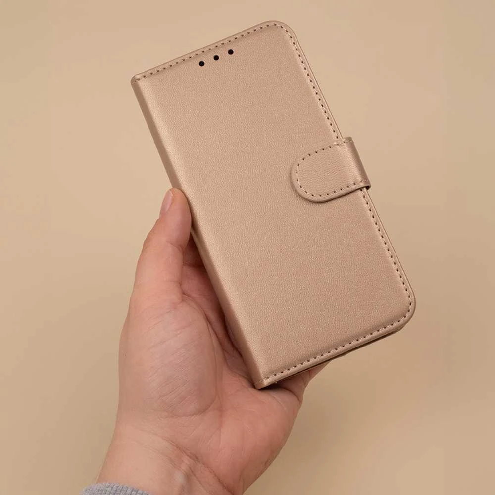TFO Telforceone Išmanusis klasikinis dėklas, skirtas Xiaomi Redmi 14C 4G / 14C 5G / Redmi A4 / POCO C75 auksinis