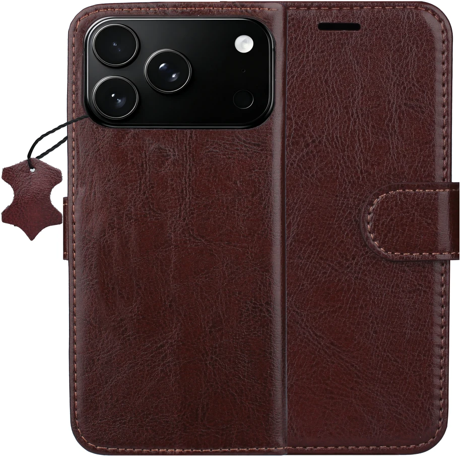 TFO Smart Luxe odininis dėklas, skirtas iPhone 17 Pro 6,3" / 18 Pro 6,3", ruda