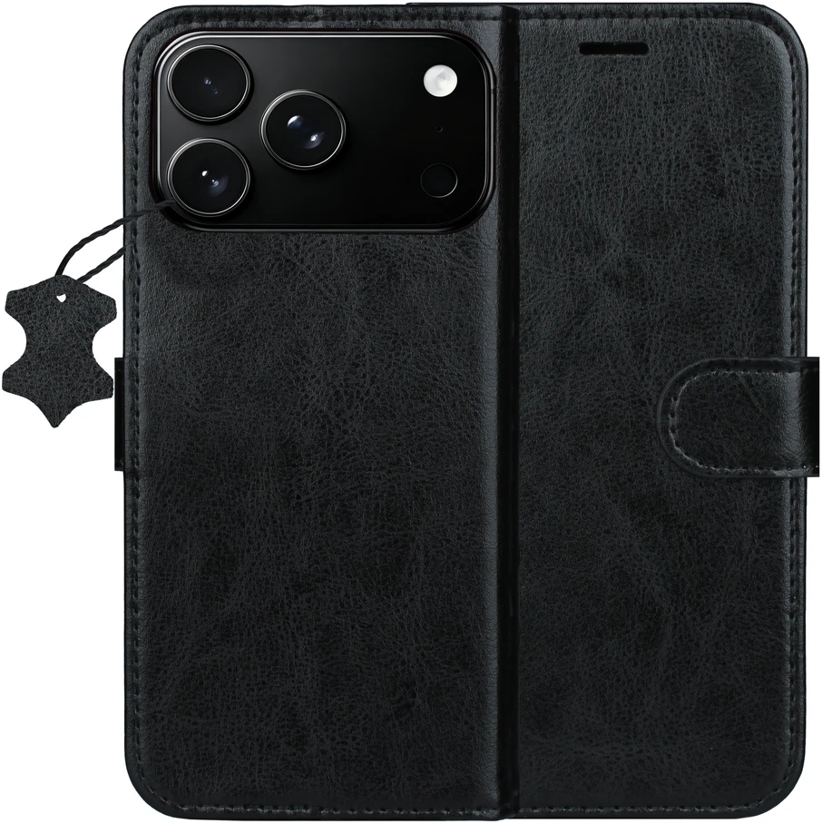 Dėklas TFO Smart Luxe leather case for iPhone 17 Pro 6,3" / 18 Pro 6,3" juodas