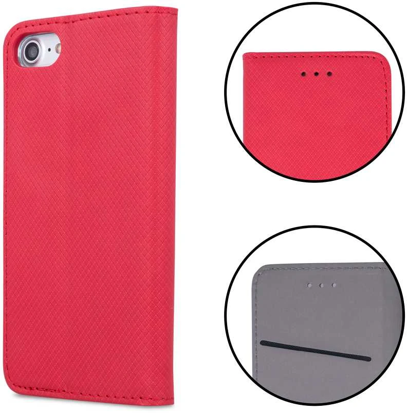 Telforceone Smart Magnet dėklas, skirtas iPhone 16 Plus 6,7" raudona