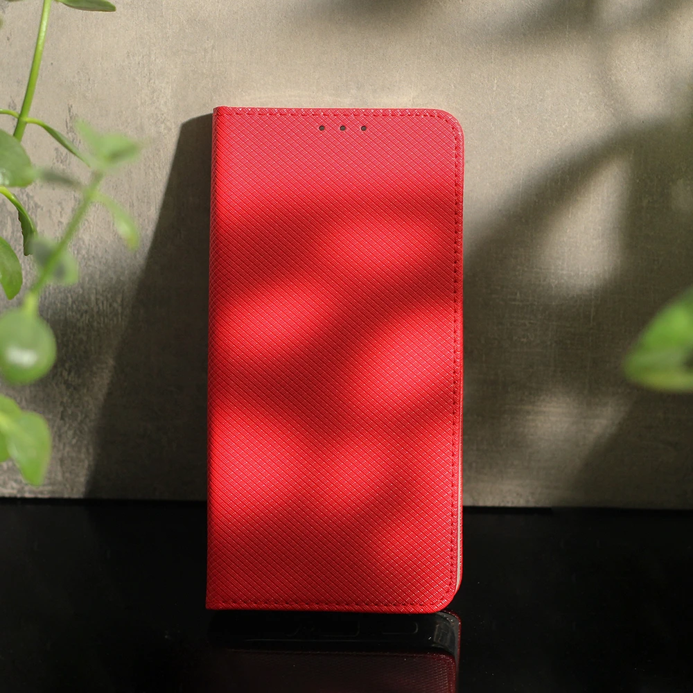 TFO Dėklas knygelė Smart Magnet, skirtas iPhone SE 2025 raudonas