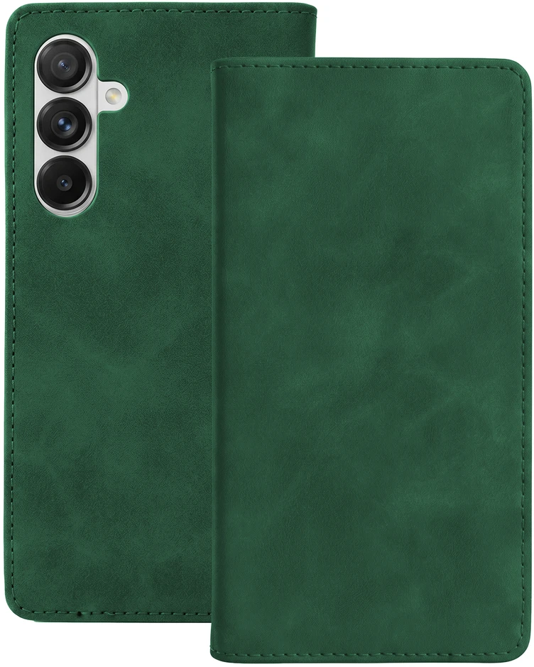 Dėklas TFO Smart Suede case for Samsung Galaxy A17 4G / A17 5G / A26 5G / A18 5G žalias