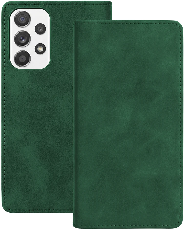 TFO Išmanusis „Suede“ dėklas, skirtas Samsung Galaxy A52 4G / A52 5G / A52S 5G, žalias