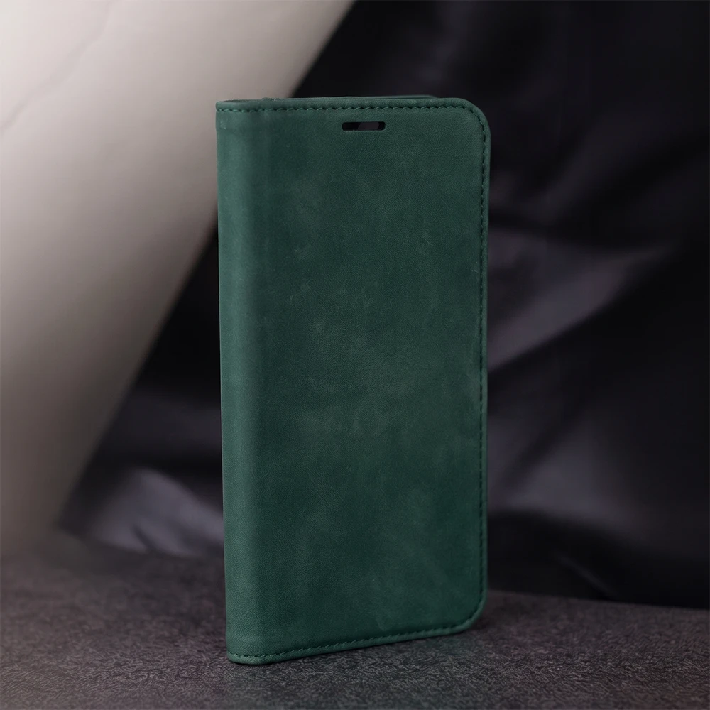 Dėklas TFO Smart Suede case for Xiaomi Redmi Note 15 Pro Plus 5G žalias