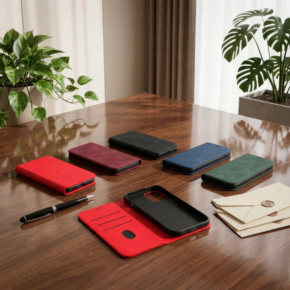 Dėklas TFO Smart Suede case for Xiaomi Redmi Note 15 Pro Plus 5G žalias