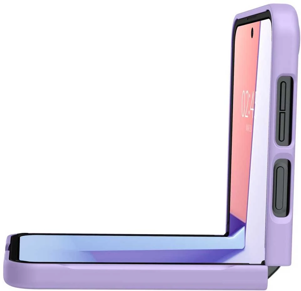 Dėklas Spigen Air Skin, rose violetinė – Samsung Galaxy Z Flip5