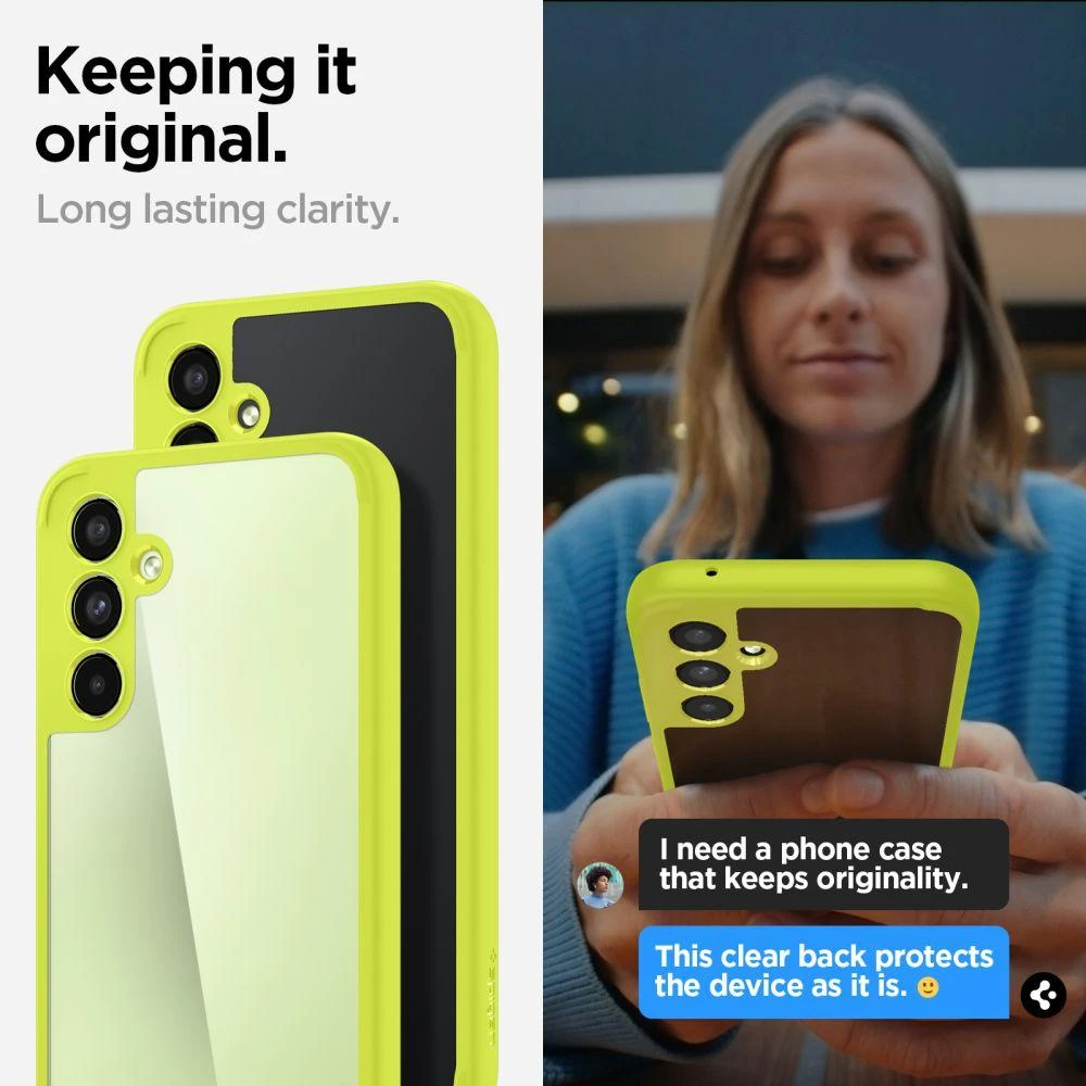 Spigen Ultra Hybrid dėklas skirtas Samsung Galaxy A54 5G, spalva - Lime