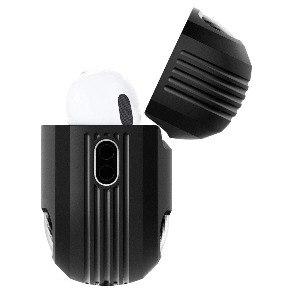 Spigen RUGGED ARMOR Apple AIRPODS PRO 1 / 2 dėklas ausinėms juodos spalvos