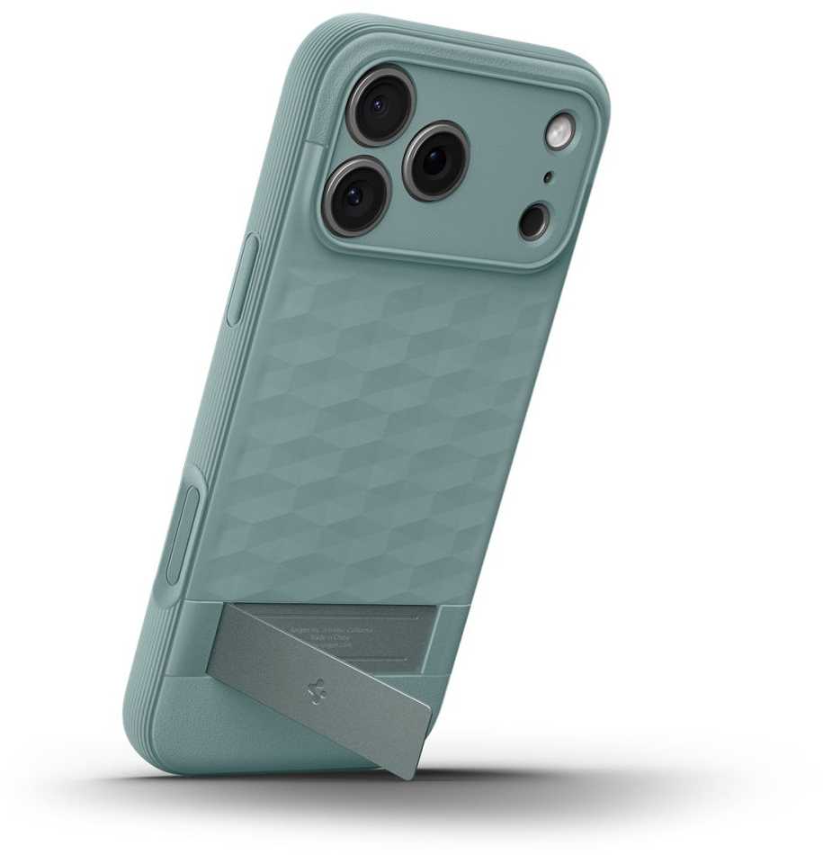 Spigen Parallax "S" MagSafe dėklas skirtas Apple iPhone 17 Pro - žalios spalvos