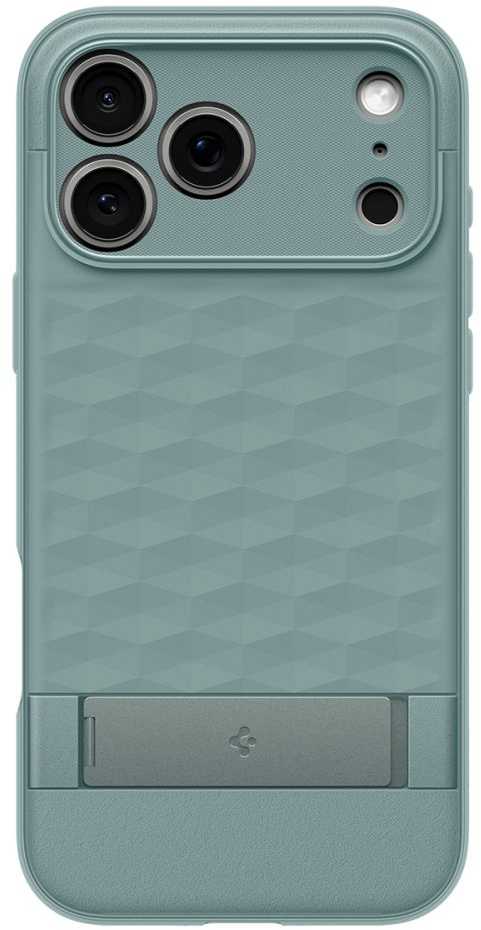Spigen Parallax "S" MagSafe dėklas skirtas Apple iPhone 17 Pro - žalios spalvos