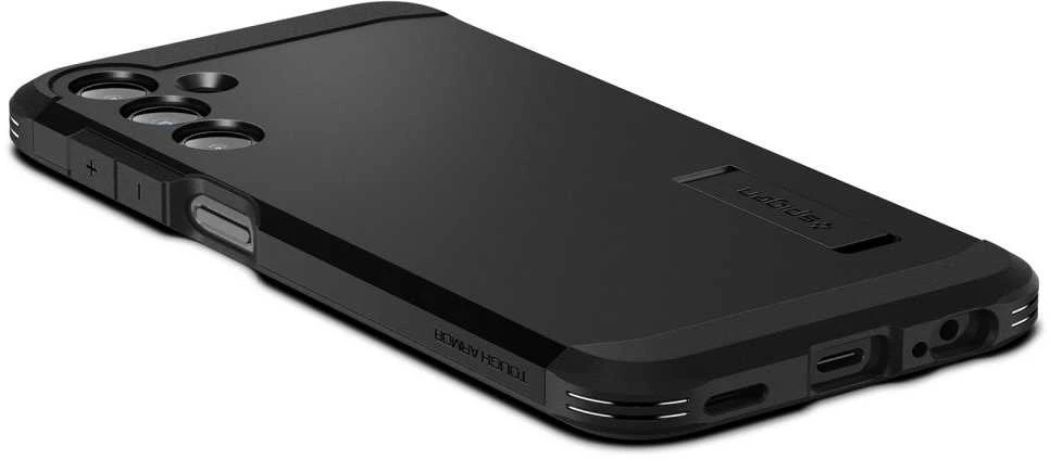 Spigen Tough Armor dėklas skirtas Samsung Galaxy A15 5G, spalva - Juoda