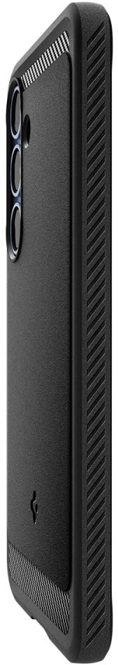 Spigen Rugged Armor Mag MagSafe Samsung Galaxy S25 – Matinis dėklas telefonui, juodos spalvos