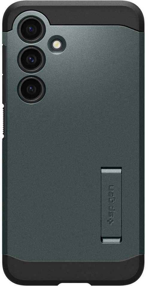 Spigen Tough Armor dėklas, skirtas Samsung Galaxy S24 abyss žalios spalvos