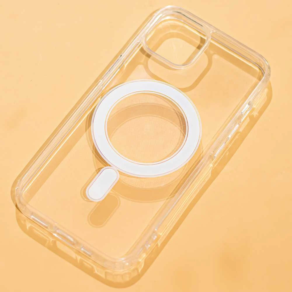 TFO TelForceone Anti Shock 1,5 mm Mag dėklas, skirtas iPhone 15 Pro 6,1 permatomas