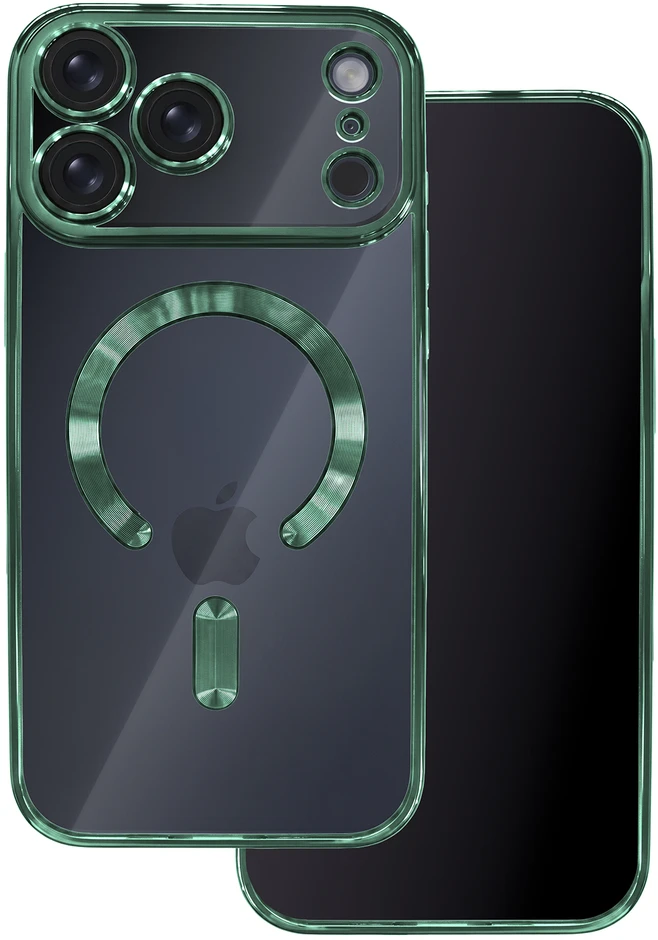 Dėklas TFO Telforceone Color Chrome Mag case for iPhone 17 Pro Max 6,9" / 18 Pro Max 6,9" žalias