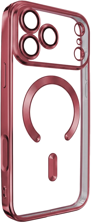 Dėklas TFO Telforceone Color Chrome Mag case for iPhone 17 Pro Max 6,9" / 18 Pro Max 6,9" dark cherry