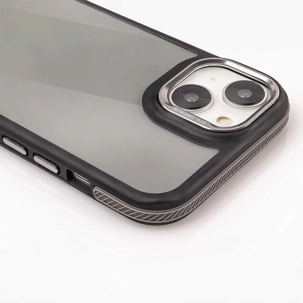 TFO Crystal Juodas dėklas, skirtas Xiaomi Redmi Note 14 5G (Global) pilkas