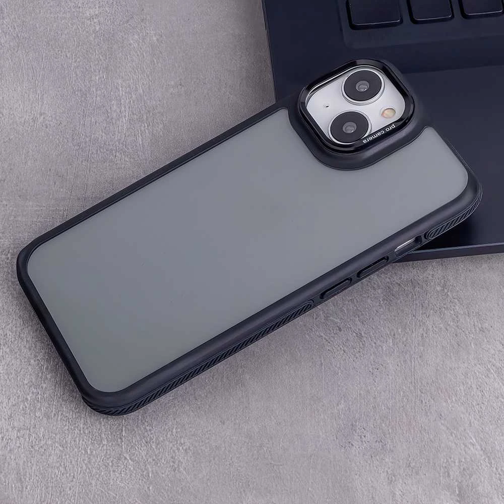 TFO Telforceone Crystal Juodas dėklas, skirtas Xiaomi Redmi Note 14 5G (Global) juodas