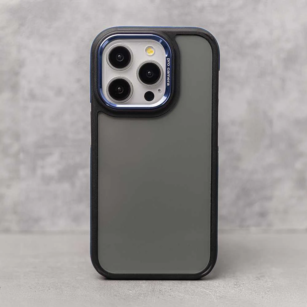 TFO Telforceone Crystal Juodas dėklas, skirtas Xiaomi Redmi Note 14 5G (Global) mėlynas