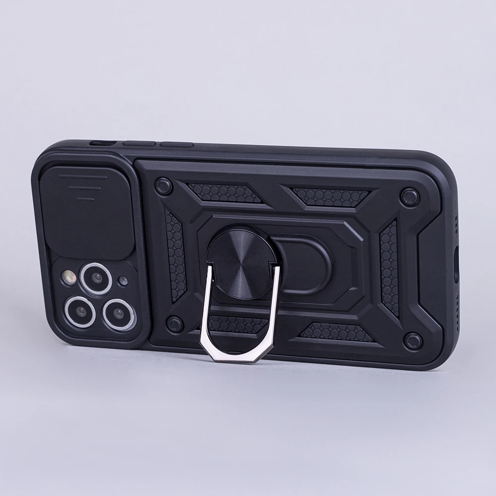 Dėklas TFO Telforceone Defender Slide case for iPhone 17 Pro Max 6,9" juodas