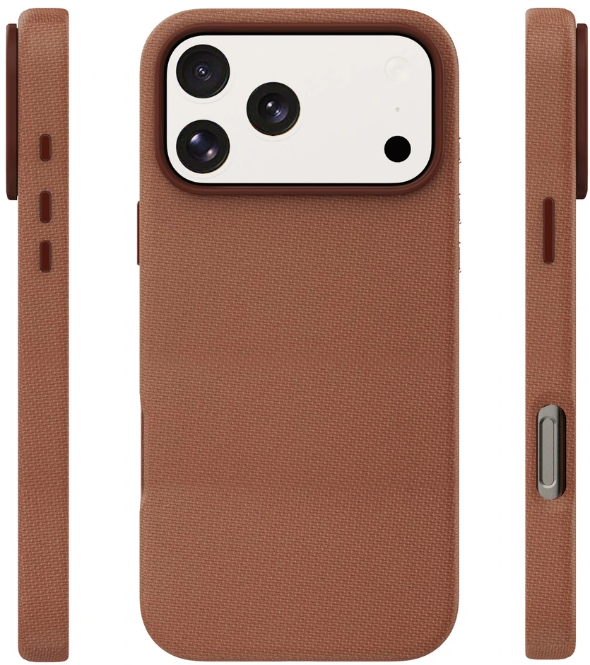 Telforceone Etteri Elegant Mag dėklas, skirtas iPhone 17 Pro / 18 Pro, rudas